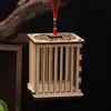 Jaula para grillos jaula de bambú para criar grillos jaula de grillos hecha de bambú tejida de bambú tamaño grande pura hecha a mano