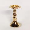 Porta-Vela Taça de Vinho Europeu Ferro Galvanizado Dourado Porta-Vela Simples Romântico Jantar à Luz de Velas Mesa de Jantar Decoração de Casamento