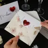 Cartão de Saudação de Amor para o Dia dos Namorados 520, Cartão de Declaração para o Dia dos Namorados Chinês, Cartão Dobrável Estéreo em Formato de Coração Feito à Mão DIY de Aniversário