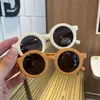 Novos Óculos de Sol de Silicone Estilo Coreano para Crianças Armação Redonda Simples Armação Fosca Óculos de Sol Polarizados Fofos Cor Macaron para Bebê