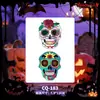 Pegatinas de tatuaje de Halloween con múltiples diseños al por mayor: calabaza, fantasma, araña, calavera, varias cicatrices sangrientas, heridas falsas