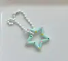 Lindo llavero de estrella con lunares huecos, dulce colgante para chicas, regalo para mejores amigas y parejas, accesorio decorativo