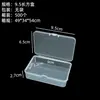 Caja Rectangular de Plástico PP para Guardar Cuentas Cuadradas, Joyería, Equipo de Pesca, Accesorios de Ferretería, Productos Pequeños y Pines