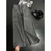 Jeans de mezclilla lavada estilo americano de bolsillo grande 2026 para hombre, pantalones rectos de corte slim cleanfit, pantalones de trabajo leñador de alta calle