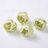 Cabeza de flor de peonía artificial de estilo europeo, tela de seda, tocado de flores falsas, accesorios DIY, guirnalda hecha a mano, material para decoración del hogar, arte floral