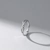 Anillo de Pareja Dedos Suaves para Hombre y Mujer Estilo Japonés y Coreano Moda Estilo Cool Círculo Simple Liso Diseño Nicho Sentido Anillo de Par Abierto