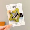 Pasador de Estrella Flockado para Niñas, Pinza de Pelo de Oso de Dibujos Animados para Niñas, Pinza de Estilo Coreano para Flequillo Lateral, Pinza para la Parte Trasera de la Cabeza para Niñas