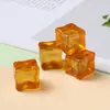 Cubos de Gelo Luminosos de Acrílico Cubos de Gelo Coloridos Artificiais Estéreo Venda por Atacado Microscópicos Props DIY Acessórios para Joias Artesanais