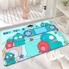 Alfombra Sanrio Linda, Absorbente de Agua, Secado Rápido para Baño, Alfombra de Piso Fácil de Cuidar para Inodoro en Casa y Entrada del Baño