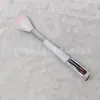 Pincel para Blush de Ponta Dupla, Pincel para Iluminador com Cerdas Macias, Pincel para Pó Solto, Pincel Multifuncional para Modificação de Sombras, Design de Ponta Dupla, Silicone para Uso Duplo Seco e Úmido