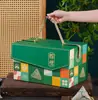 Caja Vacía para Regalo del Festival del Bote del Dragón, Caja Personalizada para Zongzi, Caja de Embalaje para Festival Estilo Chino, Logo Impreso Personalizado
