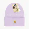 En Stock Etiqueta Tejida Multicolor de Textura Fina Transfronteriza Gorro de Punto Acrílico de Moda Gorro de Lana Gorro Frío Transfronterizo Caliente para Esquiar con Borde Enrollado