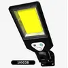 Luz de Calle Solar Montada en Pared Exterior Luz de Jardín Impermeable Sensor de Movimiento Humano Control Remoto Iluminación Rural Luz Led
