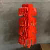 Festival Qingming colgar papel en la tumba para adorar a los antepasados, cintas para la tumba, linternas para barrer tumbas, colgar colgantes de papel verde, suministros para barrer tumbas