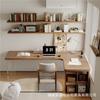 Escritorio de Esquina de Madera Maciza Escritorio para Computadora en Forma de L para Dormitorio en Casa Escritorio de Esquina Simple Moderno Escritorio de Escritura para Estudiantes