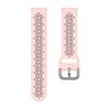 Pulseira de Silicone Bicolor Flor de Ameixeira de 20mm Adequada para Samsung Watch7/5/6 Huawei Gt3 Pulseira de Relógio Flor de Ameixeira Recortada