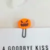 Amazon Marcadores de Livro de Desenho Animado de Halloween Papelaria para Estudantes Clips de Papel Clips de Papel de Abóbora Assustadora Material de Escritório