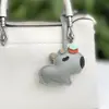 Nuevo Colgante de Bolso Miu Capibala Llavero Lindo de Capibara Colgante de Cuero de Capibala
