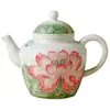 Tetera de Cerámica del Fabricante para Preparar Té en Casa, con Textura de Mármol Blanco, con Diseño de Separación de Té y Agua, Tetera Única para Juego de Té Kung Fu, Tetera Ruyi