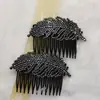 Peine de Lujo Estilo Espiga de Trigo Incrustado con Diamantes 2026, Peine de Inserción Antideslizante Elegante de Gama Alta, Nueva Herramienta de Peinado para Controlar el Cabello Suelto