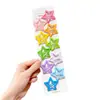 Pinzas de pelo de estrella de colores para niños, pinzas para flequillo para niñas, pinzas BB de gota de agua, pasadores pequeños, accesorios para el pelo de bebé