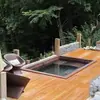 Pousada Villa Spa com Banheiro Privativo Banheira Independente Design Piscina de Águas Termais Banheira de Aço Inoxidável