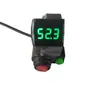 Interruptor de pantalla verde + control de crucero + A Manija de giro de coche eléctrico Accesorios para coche eléctrico Manija de control de velocidad Manija del acelerador