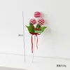 Nuchi Decoraciones Colgantes Navideñas Transfronterizas Rama de Navidad Bastón Retorcido de Caramelo Decoración de Árbol de Navidad Arreglo para Fiesta Navideña