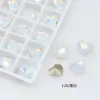 Dongzhou Cristal 10*8.8 Coração Geométrico Forma DIY Artesanal para Unhas Strass Diamante de Imitação 4815 Decorações para Unhas