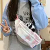 Bolsa de Pecho Tie-Dye para Mujer, Bolso de Hombro Nuevo, Bolso Pequeño Estilo Coreano de Verano, Versátil Bolsa de Cintura para Deportes de Ciclismo de Verano, Bolso de Moda