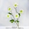Ramo falso de simulación de color blanco terminado con flores de seda artificial para boda, fila de flores de plástico, arreglo de boda de alta calidad