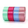 Cinta de 2.5 cm en paquete pequeño, cinta para envolver regalos, cinta para repostería, cinta de satén para decoración de bodas, venta al por mayor, transfronterizo