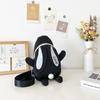 Bonita mochila pequeña para niños, bolso bandolera de lona con diseño de conejo para niños y niñas, monedero de moda para bebés.