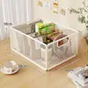 Caja de almacenamiento de bocadillos para escritorio, cesta de almacenamiento de verduras y frutas para cocina, organizador de cosméticos, caja para organizar artículos varios y libros de mesa de centro