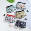 Ropa Interior Nueva para Niños, Seda de Leche, Cómoda y Transpirable, Calzoncillos tipo Boxer para Niños, Pequeño, Mediano y Grande, Calzoncillos tipo Boxer de Dibujos Animados para Bebés Niños