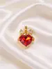 Colgantes de Cobre Chapado en Oro de 18 Quilates con Forma de Corazón en Varios Estilos, Artesanía de Microincrustación, Estilo Fresco y Dulce, Suministro de Accesorios para Joyería DIY