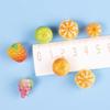 Resina, acessórios, simulação, tridimensional, frutas, laranja, uva, diy, joias, acessórios, brincos criativos, chaveiro, pingente