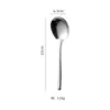 Cuchara de Servir Moonlight Acero Inoxidable Cuchara de Servir Engrosada Espejo Brillante Cuchara Grande Suministros de Hotel Restaurante Cuchara Pública