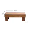 Reposapiés de Madera Maciza Anticorrosión Taburete Escalón para Balcón Exterior Reposapiés Elevador de Altura para Cocina Interior Reposapiés para Oficina
