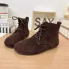 Otoño 2026 Nueva Moda Casual Retro Mate con Cordones Botas Martin para Mujer Cómodas Versátiles Suela Plana Birkenstock Botines