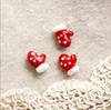 Serie roja limitada de Año Nuevo colección de cuentas diy materiales para pulsera collar accesorios de joyería acrílico cerámico