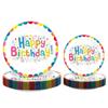 Vajilla Desechable, Servilletas de Papel, Vasos de Papel, Globos de Colores, Manteles, Fiesta Camping, Decoraciones de Cumpleaños, Platos de Cena en Stock