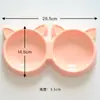 Tigela para Gato, Tigela Dupla, Tigela de Alimentação para Cachorro, Tigela de Comida e Água para Gato, Alimentador Anti-Tombamento, Tigela de Água para Cachorro, Suprimentos para Pets