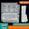 Saco de embalagem PE atacado de roupas saco de armazenamento com zíper 16 Saco de plástico fosco de seda mensagem de aviso saco ziplock 30 * 36cm