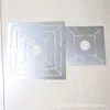 Nuevo Modelo Multifuncional Universal Espesado Acero Inoxidable Molde para Desagüe de Piso con Diseño en Forma de H, Herramienta de Apertura de Molde para Desagüe de Piso para Renovación