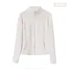 Chamarra sudadera con cuello alto para mujer, nueva chaqueta cálida de forro polar ajustada para otoño e invierno, adecuada para usar como capa interior o exterior, versión engrosada