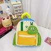 Mochila leve para estudantes da moda para jardim de infância 2024 Mochila nova da moda com blocos de cores Mochila fofa para meninos e meninas