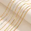 Collar Versátil Minimalista de Moda Transfronteriza Europea y Americana, Cadena para Clavícula para Mujer, Collar Tridimensional de Acero Inoxidable por Dos Lados