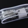 Proteção à Prova de Poeira, Bolsa com Pingente de Zíper de PVC Bolha Mart, Transparente para Exibição, Bolsa para Maquiagem para Sair