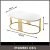 Sofá Moderno Minimalista de Ferro Dourado de Luxo Leve, Cadeira Sofá Individual Popular para Lojas de Roupas, Conjunto de Sofá e Mesa de Centro para Sala de Estar